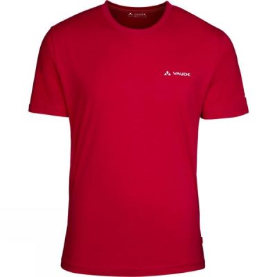 Camisa Vaude Brand Hombre Rojas - Chile IUF209548